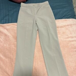 Mid rise beige dress pant